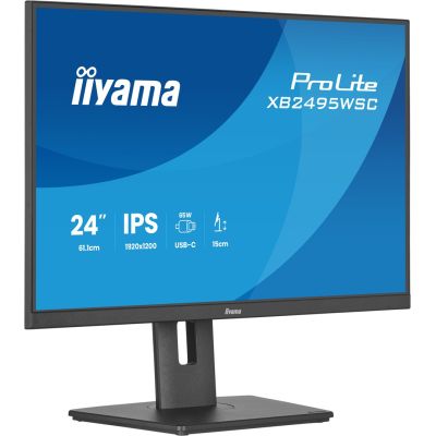 3. iiyama ProLite XB2495WSC-B1 computer monitor 61.2 cm (24.1") 1920 x 1200 px WUXGA LED Black