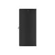 12. Lanberg WF01-6627-10B single-section cabinet (27U; 1300mm / 600mm / 600 mm; wall-mounted; Glass; 19''; black)
