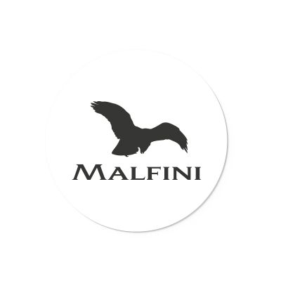 2. MALFINI sticker (white)