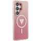 4. Guess IML Gradient Triangle MagSafe Case for Samsung Galaxy S26 Ultra - Pink
