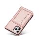 6. Magnet Card Case for iPhone 12 Pro Max Pouch Card Wallet Card Holder Pink