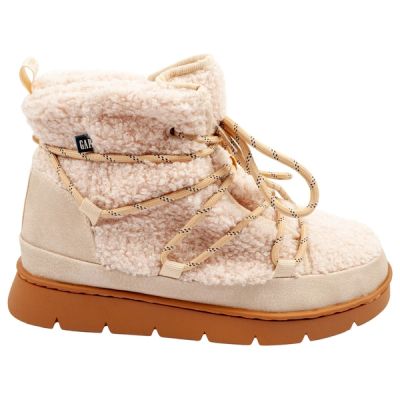 GAP women's shoes Richmond winter ankle boots beige insulated