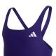 3. Adidas V-back purple kids' swimsuit KS2955