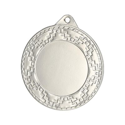 General silver medal with space for a sticker