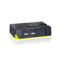 LevelOne KVM-0222 KVM Switch Black, Green