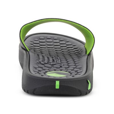 5. RIDER PUMP II SLIDE BLACK/GREEN/GRAY 12424-BO154