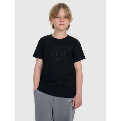 Boy's regular printed T-shirt 4F 4FJRMM00TTSHM3255-20S