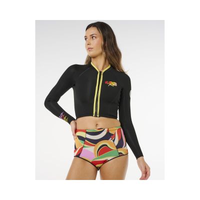 6. RIP CURL G-Bomb 1.5 Ls Fz Crop Jkt Women's Jacket Black