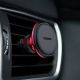 7. Baseus C40141201913-00 magnetic car holder for air vent - black and red