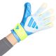 2. adidas Predator Training Kids' Goalkeeper Gloves White, Yellow, and Blue KA7793