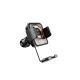 8. Dudao F19 clamp car holder with 15W inductive charger - black