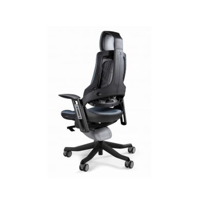 2. Wau BL412 office chair, navy blue/black fabric
