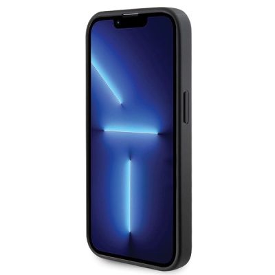 5. Guess GUHMP14LPSAHMCK case for iPhone 14 Pro - black Saffiano MagSafe