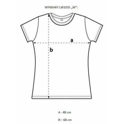 4. Women's T-shirt LEONE LW1035/S16 gray "M"