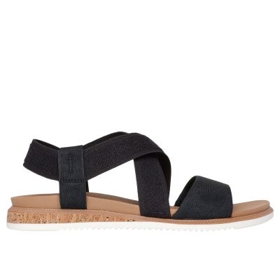 4. Skechers Women's Sandals DESERT KISS LOW 114705 BLK