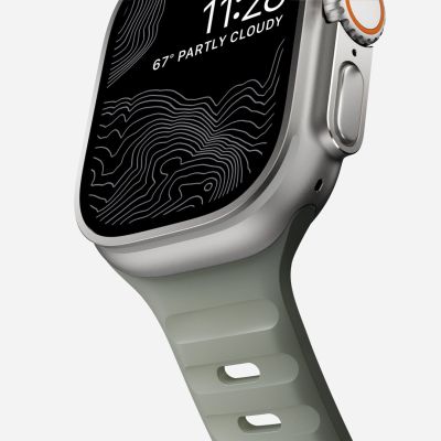 4. Nomad Sport Band Gray Rubber