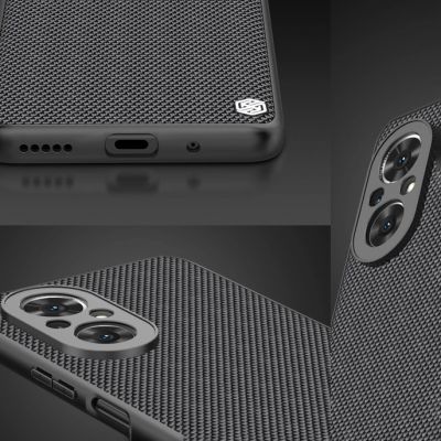 8. Nillkin Textured Case durable reinforced case with gel frame and nylon back for Honor 50 SE black