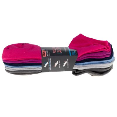 2. Skechers 6pk Womens No Show Socks S114230-MULT Multicolored 36-40