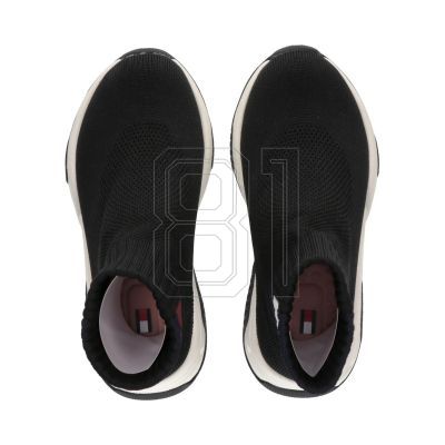 10. Tommy Hilfiger Sock Sneaker Black W shoes T3A9-33007-0702999-999