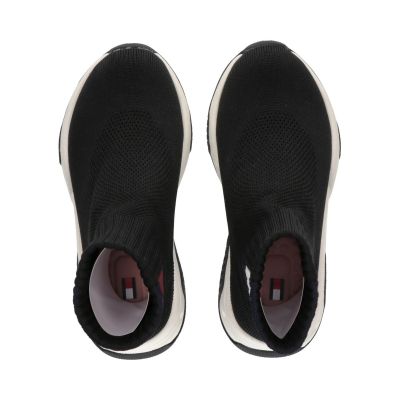 10. Tommy Hilfiger Sock Sneaker Black W shoes T3A9-33007-0702999-999
