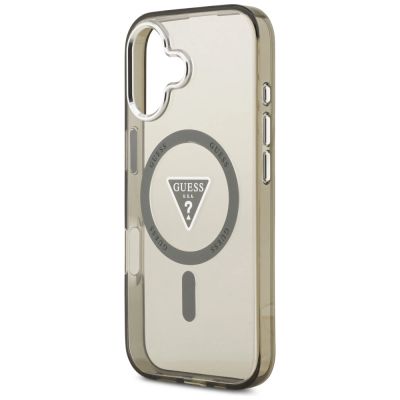 6. Guess IML Gradient Triangle Logo MagSafe case for iPhone 17 - olive