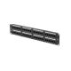 2. LANBERG PATCH PANEL 48 PORT 2U CAT.6 BLACK PPU6-2048-B