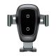 2. Baseus Metal Gravity Wireless Charger Car Mount Phone Bracket Air Vent Holder Qi Charger black (WXYL-B0A)