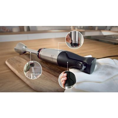 4. Bosch MSM6M621 Serie 6 ErgoMaster Hand Blender (1000W; Black)
