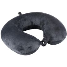 DUNLOP FOAM TRAVEL PILLOW HEADREST GREY