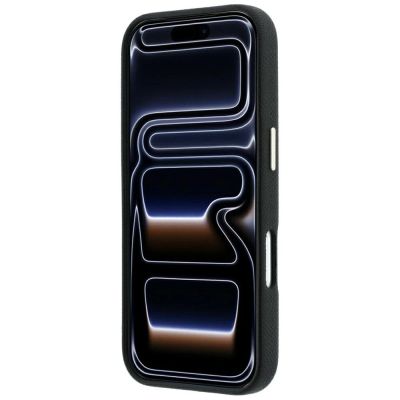 5. Karl Lagerfeld Smooth Big Resin Signature Logo Case for iPhone 18 Pro / 17 Pro - Black