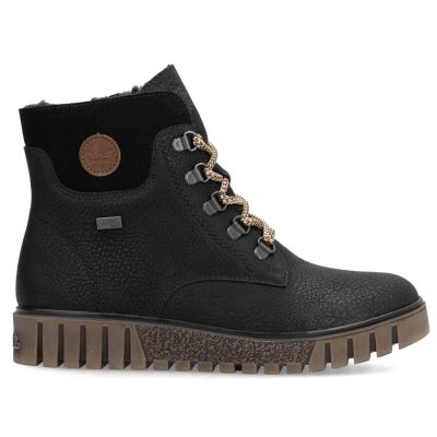 48. Waterproof black women's hiking ankle boots Rieker Y3433-00