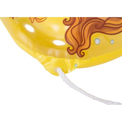 14. BEACH MATTRESS WITH WINDOW UNDERWATER WORLD 74x48CM 37591 - YELLOW