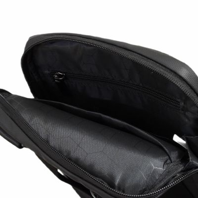 3. Aeronautica Militare Fly Camo Black Men's Shoulder Bag - AM-361