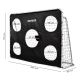 9. Meteor soccer goal with target mat 240x170x80 cm 16931