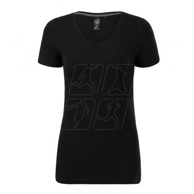 2. Malfini Action V-neck T-shirt W MLI-70101 black