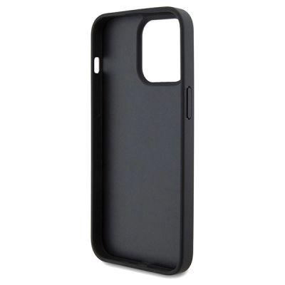 7. Ferrari Leather Stitched Lines case for iPhone 15 Pro Max - red