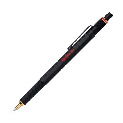 8. Rotring RO800 M Black Automatic Ballpoint Pen