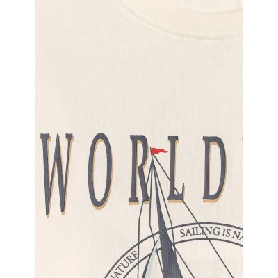 6. Men's regular printed T-shirt 4F 4FRSS26TTSHM3993-11S