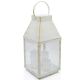 ADVENT LANTERN RORATY LED LANTERN 35CM 3 CANDLES WHITE
