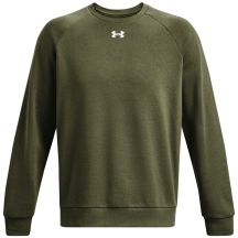 Men’s Under Armour Rival Fleece Crew Sweatshirt Khaki 1379755 390