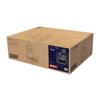 7. TRUST GXT708 RESTO CHAIR BLACK gaming chair