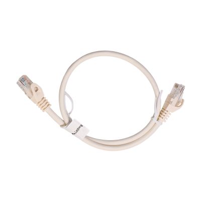 4. Patchcord U/UTP Lanberg PCU6-10CC-0050-W (RJ45 - RJ45; 0.50m; UTP; cat. 6; white)