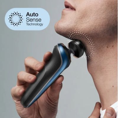 5. Braun Series 6 61-B4500cs - Foil Shaver - Blue - Buttons - LED - Charging - Power - AC/Battery