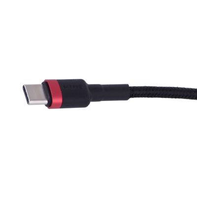 3. BASEUS USB-C TO USB-C CAFULE CABLE 60W 1M, BLACK
