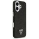 4. Guess Glitter Triangle Logo MagSafe Case for iPhone 17 - Black