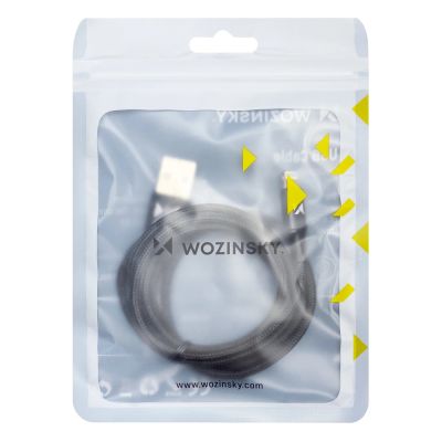 5. Wozinsky cable USB - Lightning 2,4A 1m black (WUC-L1B)