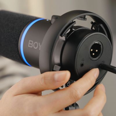 10. BOYA CastMic S60 Wired Dynamic Gaming Microphone USB XLR - Black