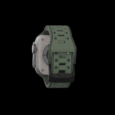 2. UAG Civilian Silicone Strap for Apple Watch 42 / 44 / 45 / 46 / 49mm - Green