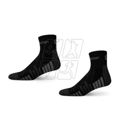 Salomon Active Socks 2-pack 16022-BLACK/GREY