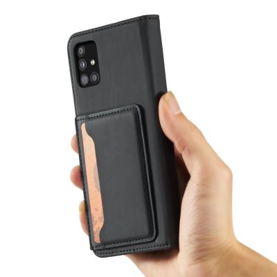 13. Magnet Card Case Case for Xiaomi Redmi Note 11 Pro Pouch Wallet Card Holder Black
